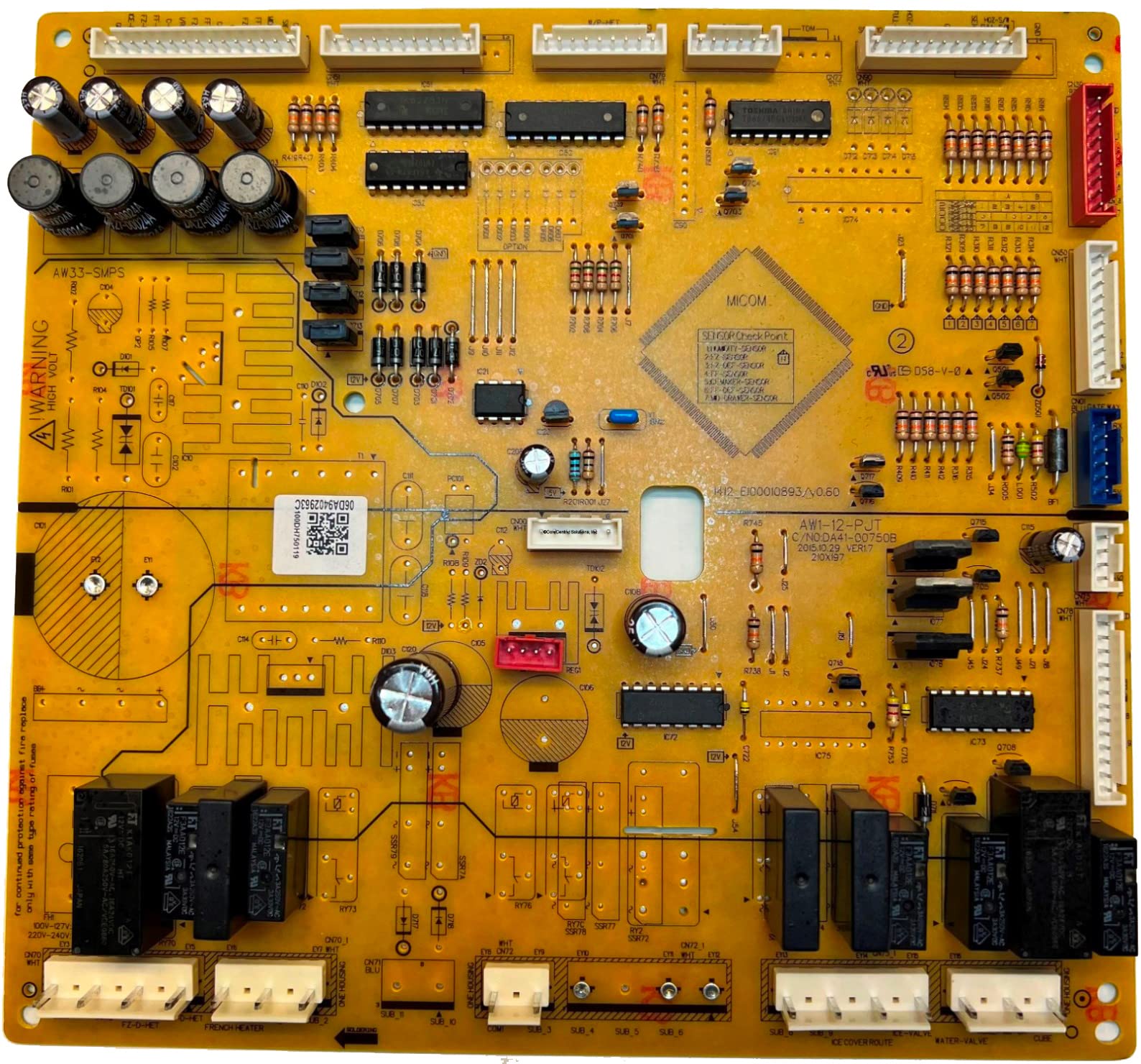 CoreCentric Remanufactured Refrigerator Control Board Replacement for Samsung da94-02963c