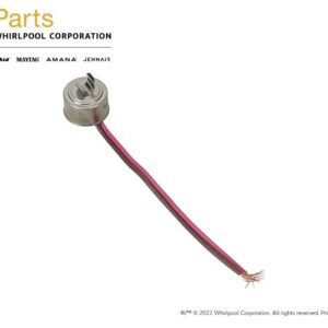 Whirlpool WP4387490 OEM SxS Refrigerator Defrost Thermostat, Red and White