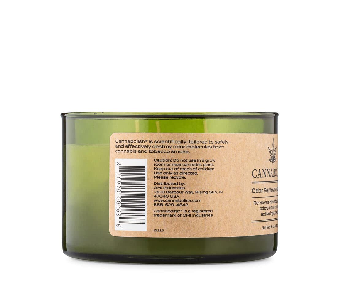 Cannabolish Odor Removing 3-Wick Candle, 16 oz