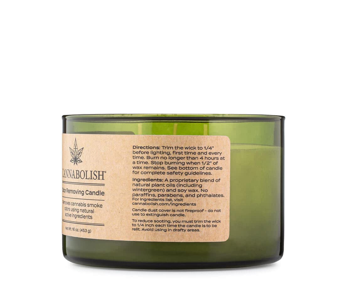 Cannabolish Odor Removing 3-Wick Candle, 16 oz