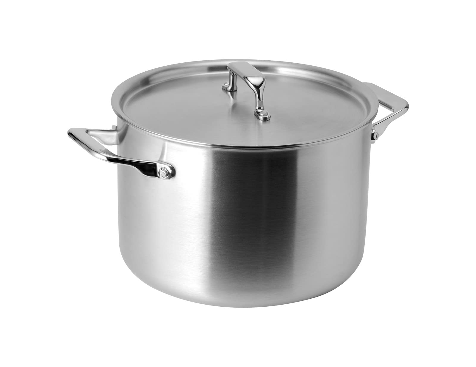 Misen 8 QT Stainless Steel Stock Pot with Lid - Stew & Soup Pot with Handles - Large Pot for Cooking