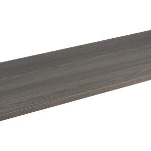 ClosetMaid SuiteSymphony Wood Top Closet Shelf, 48-Inch Wide, Graphite Grey