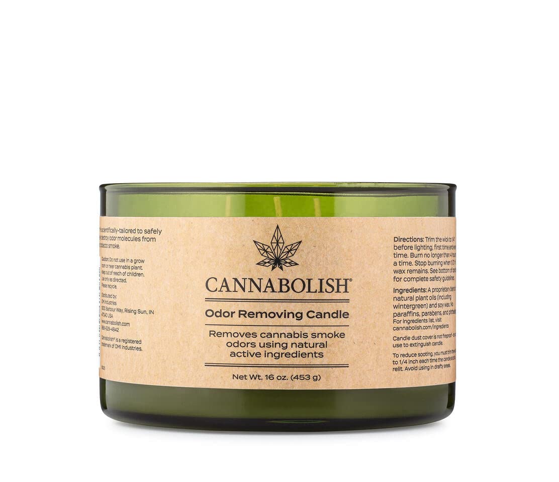 Cannabolish Odor Removing 3-Wick Candle, 16 oz