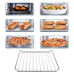 Wire Oven Rack Compatible for Cuisinart TOA-60/65 Convection AirFryer Toaster Oven, TOBEFORT Stainless Steel Wire Rack, Replacement Oven-Safe Warming Rack, Cooling Rack for Cooking and Baking