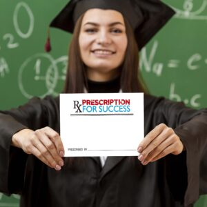 Please Leave Your Prescription for Success, 2023 Nurse Graduation Advice Cards and Sign(1+25 pk), Med School Graduation, Nurse Advice, Retirement(JYC023)