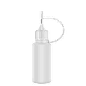 12 Pcs 10ml (0.3 oz) Squeezable Plastic Tip Applicator Bottle Dropper Bottles with Tip Caps Glue Bottle Applicator