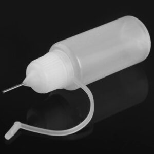 12 Pcs 10ml (0.3 oz) Squeezable Plastic Tip Applicator Bottle Dropper Bottles with Tip Caps Glue Bottle Applicator