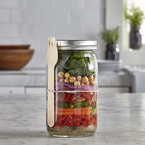 Ball Wide Mouth Quart (32 oz.) Mason Jars with Lids and Bands