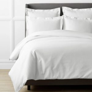 kotton culture 1000 thread count duvet cover 3 piece duvet set 100% egyptian cotton breathable all season with zipper & corner ties soft comforter cover (white, oversized king)