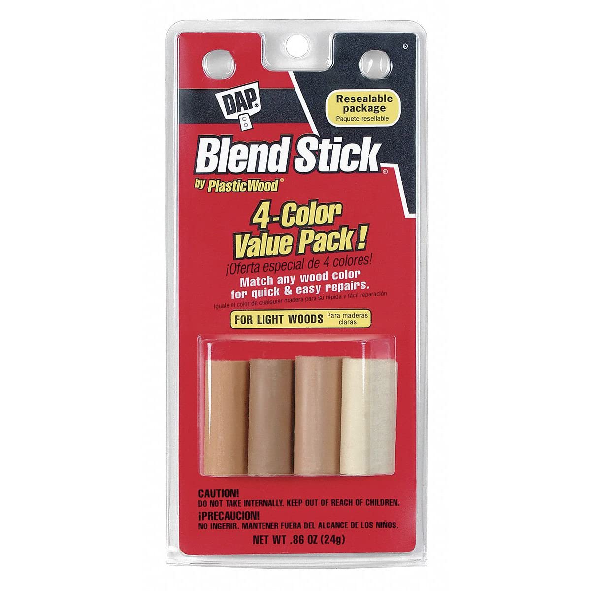 DAP Blend Sticks by Plastic Wood: 0.86 oz (Light Browns)