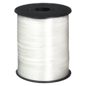 500 yards white crimped curling ribbon balloon curling ribbon balloon string roll for decoration balloon accessories