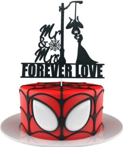 funny wedding cake topper,bride and groom silhouette wedding cake topper,couple cake topper,kissing cake topper,super hero theme wedding cake topper