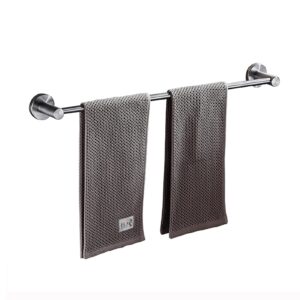 stainless steel towel bar rails，80cm 100cm 120cm large size towel holder wall mounted single rod for bathroom, kitchen or toilet (size : 19.7inch(50cm))