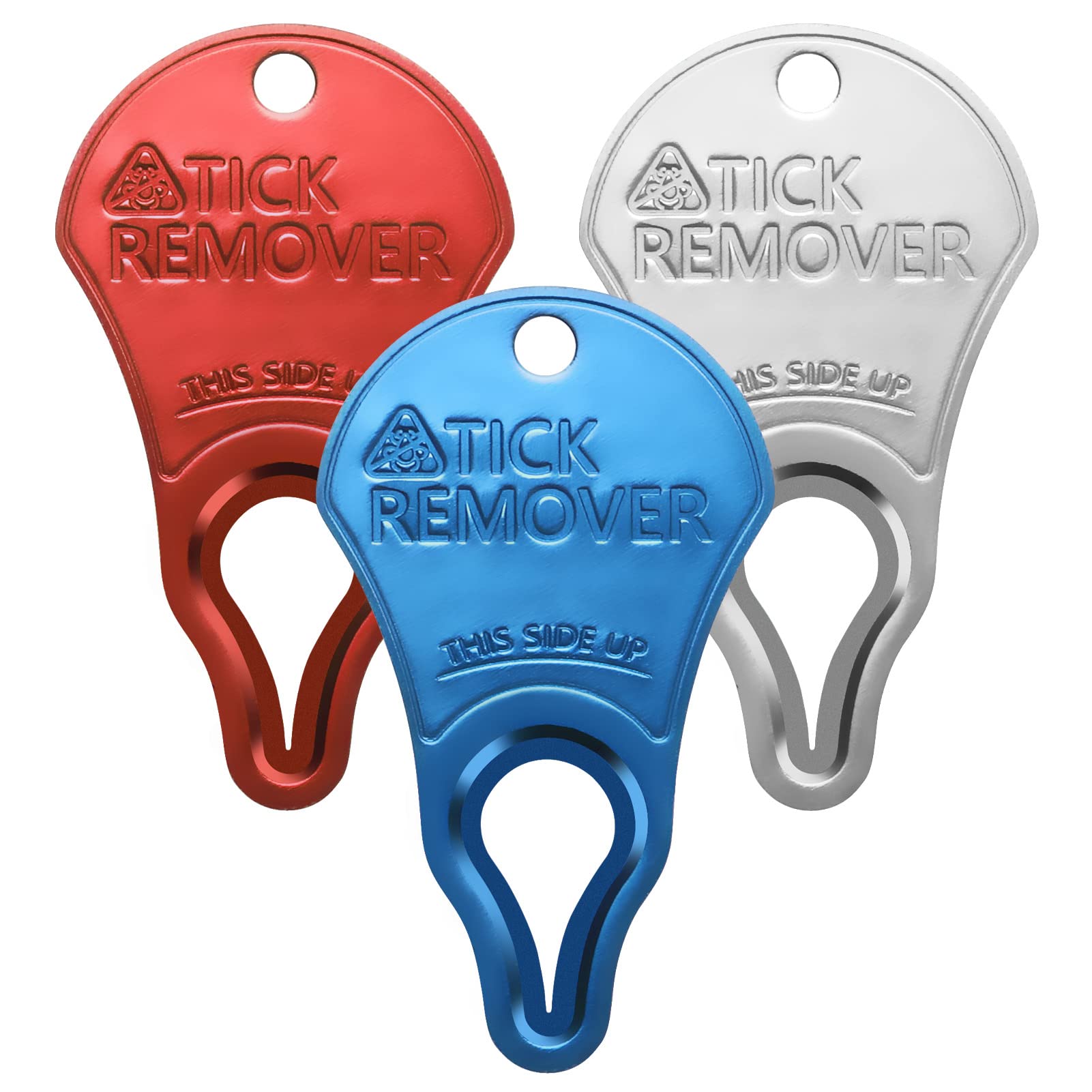 JOTOVO Tick Remover Tool Portable, Tick Removal for Pet and Humans, Safe and Reliable, Pain-Free, Essential Tools for Outdoor Activities- 3 pcs