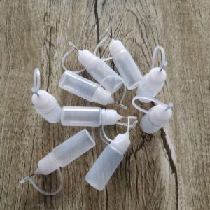 12 Pcs 10ml (0.3 oz) Squeezable Plastic Tip Applicator Bottle Dropper Bottles with Tip Caps Glue Bottle Applicator