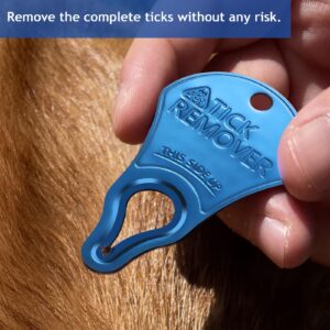 JOTOVO Tick Remover Tool Portable, Tick Removal for Pet and Humans, Safe and Reliable, Pain-Free, Essential Tools for Outdoor Activities- 3 pcs