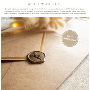 Joli Coon Will you be my bridesmaid card with luxury envelope and wax seal - Bridesmaid proposal cards