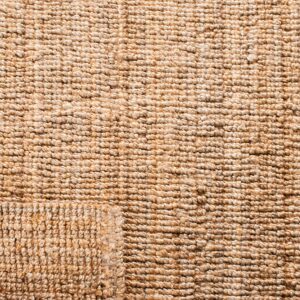 SAFAVIEH Natural Fiber Collection 10' x 14' Beige NFB119B Handmade Farmhouse Premium Jute Living Room Dining Bedroom Area Rug