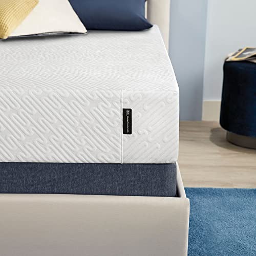 Serta - 9 inch Amazon Exclusive Cooling Gel Memory Foam Mattress, Full Size, Medium-Firm, Supportive, CertiPur-US Certified, 100-Night Trial - Pure Slumber, White