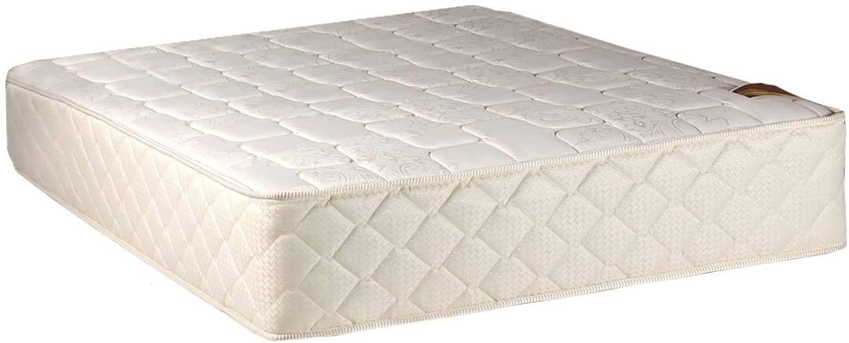 DS Solutions USA Grandeur Deluxe Full XL Size Medium Firm Two-Sided Mattress Only with Mattress Cover Protector - Fully Assembled, Spine Support, Long Lasting Comfort, Quilted Fabric Cover