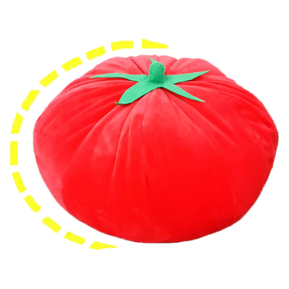 JIANEEXSQ Tomato Shaped Pillow Home Decorative Creative Cushion Plush Stuffed Pillow Cushion