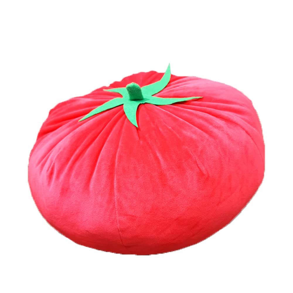 JIANEEXSQ Tomato Shaped Pillow Home Decorative Creative Cushion Plush Stuffed Pillow Cushion