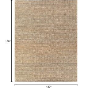 Mark&Day Area Rugs, 10x14 Ewer Modern Camel Area Rug, Brown Carpet for Living Room, Bedroom or Kitchen (10' x 14')