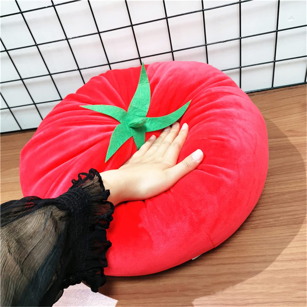 JIANEEXSQ Tomato Shaped Pillow Home Decorative Creative Cushion Plush Stuffed Pillow Cushion