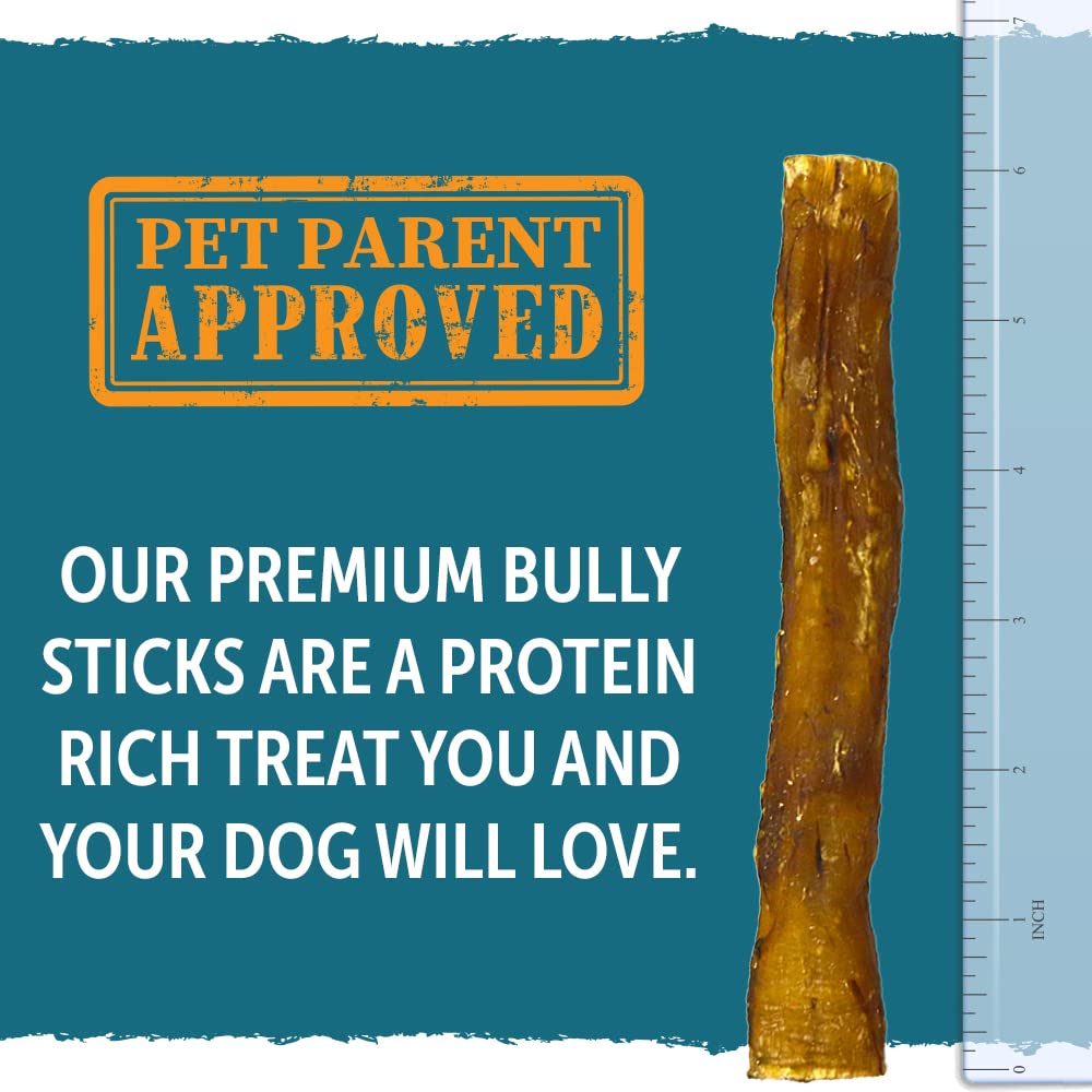 Pet's Choice Premium Bully Sticks, 6", 12pk, Brown (CW6-PZ12)