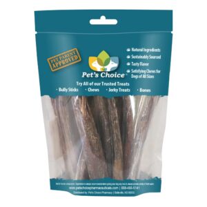 Pet's Choice Premium Bully Sticks, 6", 12pk, Brown (CW6-PZ12)