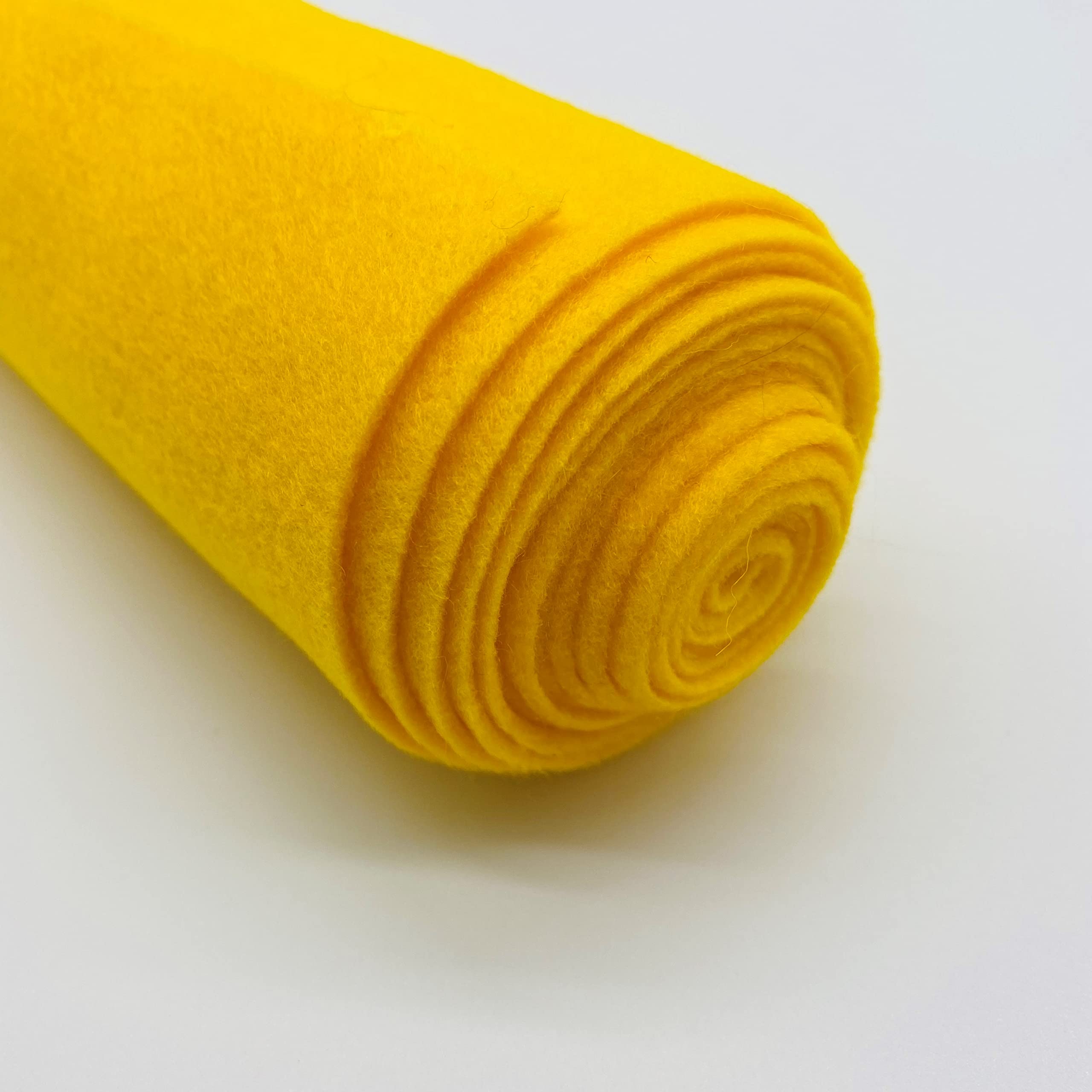 Acrylic Felt Fabric Pre Cuts, 1 Yard, 72 by 36 inches in Length by Ice Fabrics - Yellow