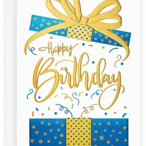 The Gallery Collection, 1 Count Card Pack, Birthday Card with Foil Lined Envelope (Blow the Lid Birthday)