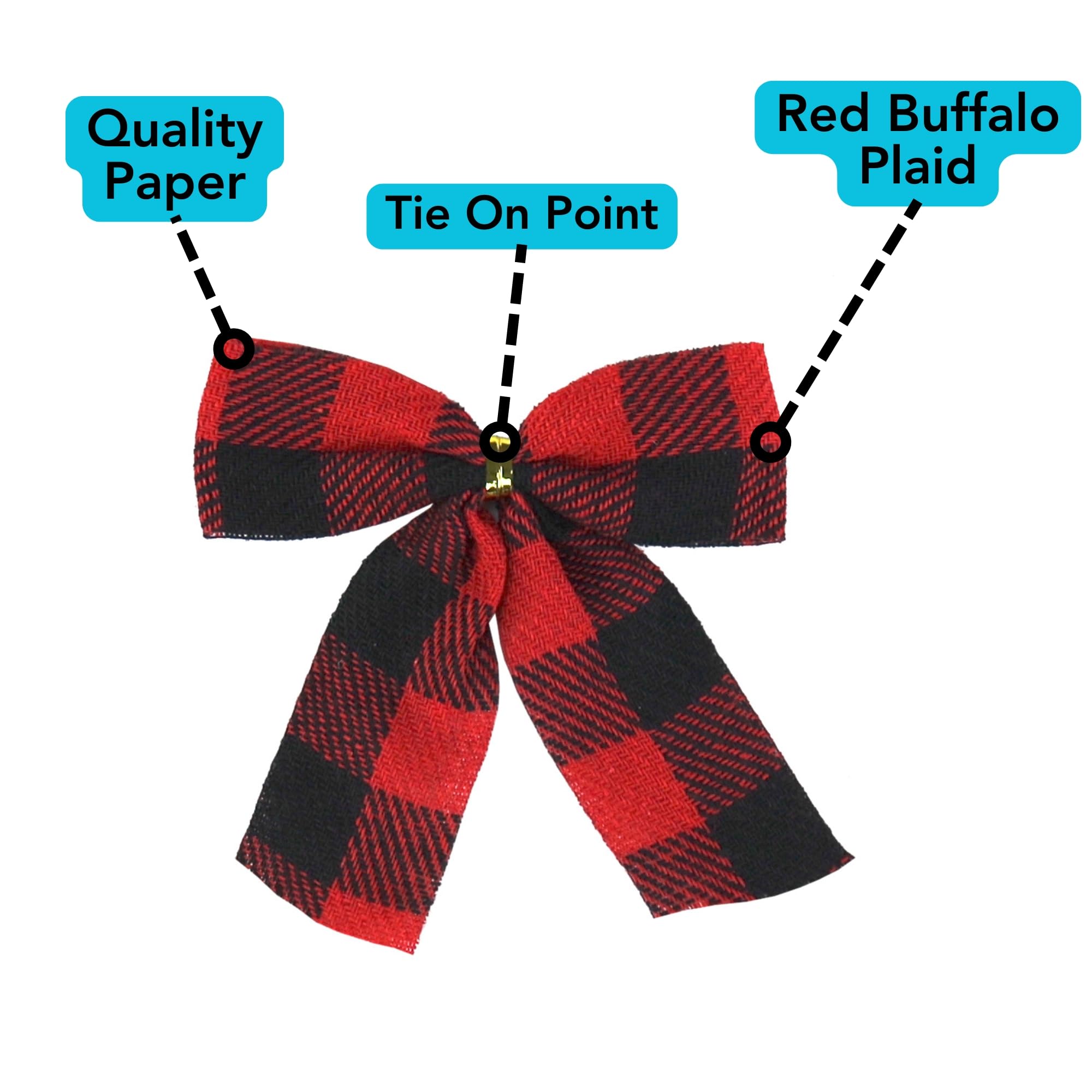 Iconikal Mini Small Velvet Bows, Red, 3.5 x 3.5-Inch, 72-Pack