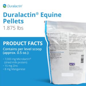 PRN Pharmacal Duralactin Equine Joint Pellets - Joint Health Supplement for Horses That Helps Maintain Healthy Cartilage, Joint Function & Manage Chronic Soreness - 1.875 lbs