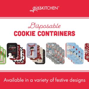 Gia's Kitchen Aluminum Pans with Lids, Set of 12 Christmas Tins - Heavy Duty Foil Pans with Lids, Ideal for Leftovers, Holiday Cookie Gifts - Assorted Traditional Foil, Rectangular (24 Piece Set)