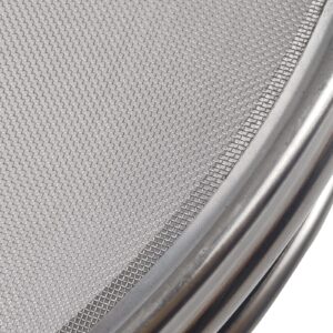 LABALPHA 35 Mesh Lab Sieves, 35 Mesh Test Sieve, 12'' Diameter, 304 Stainless Steel Wire Cloth (0.5mm)