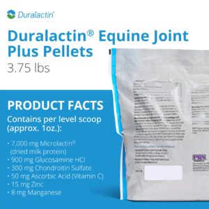 PRN Pharmacal Duralactin Equine Joint Plus Pellets - Joint Health Support Supplement for Horses Helps Support Healthy Cartilage, Joint Function & Soreness Management - 3.75 lbs