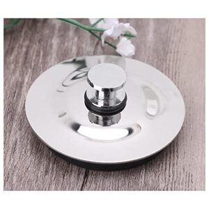 1PC Stainless Steel Rubber Bath Tub Sink Floor Drain Plug Water Stopper Tool for Kitchen Laundry Bathroom-C