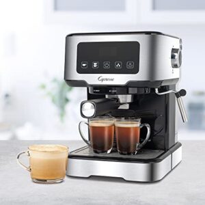 Capresso Café TS Touchscreen Espresso Machine, 50 ounces,Silver