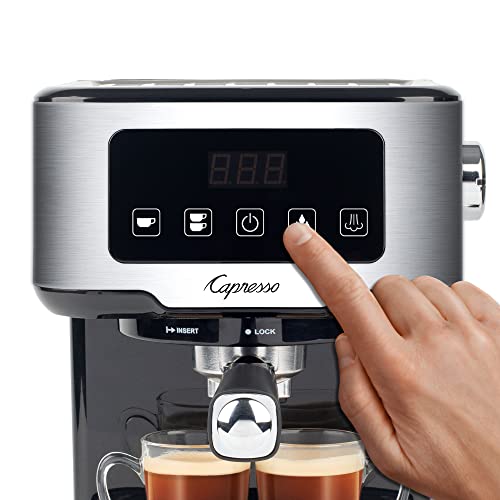 Capresso Café TS Touchscreen Espresso Machine, 50 ounces,Silver