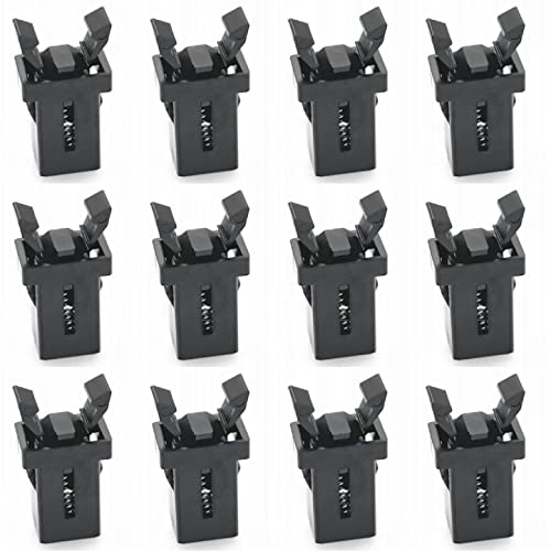 JZK 12 PCS Touch Bin Lid Catch Replacement Compatible with Brabantia Bin, Bin Latch Lock Repair, Bin Touch Lid Clips, Replacement Bin Clasp