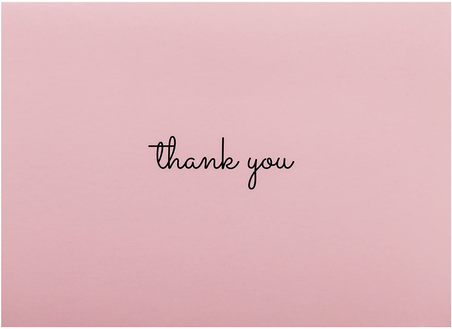 Sweetzer & Orange – Pink Thank You Cards Bulk Box Set of 24 Blank Cards with Envelopes – 4x5.5” - Baby Shower Note Cards, Wedding Thank You Cards or Bridal Shower Thankyou Card