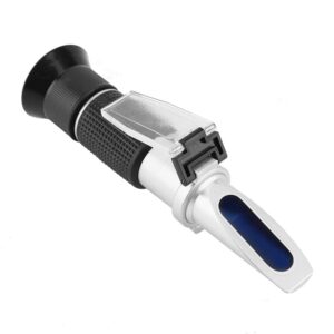 3 in 1 refractometer, portable hand held grape and wine alcohol refractometer for restautant, vineyard, chateau wine, family dinner 0-25% vol 0-40% 0-22 dual scale