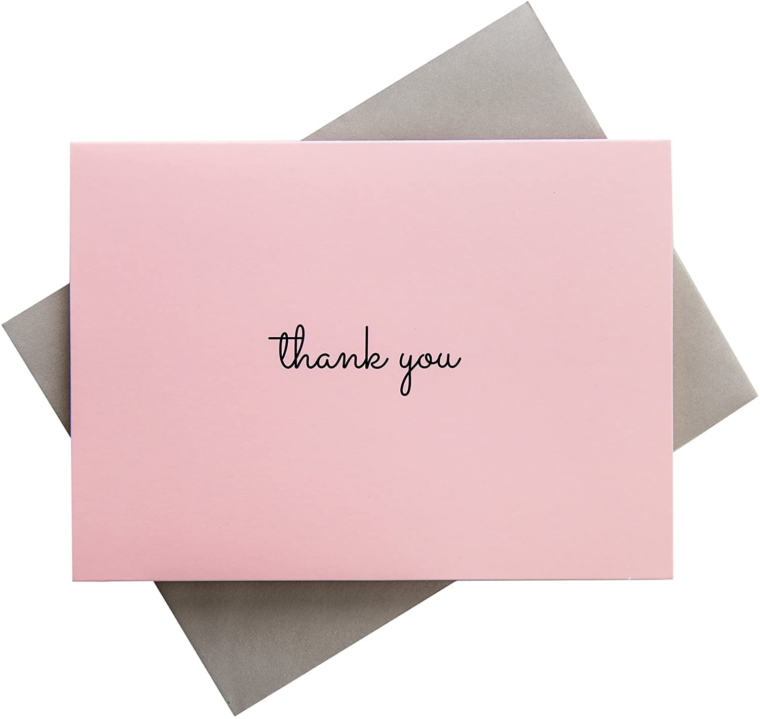 Sweetzer & Orange – Pink Thank You Cards Bulk Box Set of 24 Blank Cards with Envelopes – 4x5.5” - Baby Shower Note Cards, Wedding Thank You Cards or Bridal Shower Thankyou Card