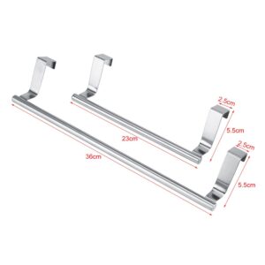 Towel Hanging Rack, Stainless Steel Anti-Rust Anti- Cabinet Drawer Towel Hanging Rack for Kitchen Bathroom Living Room(Long)