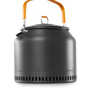 GSI Outdoors Halulite 1.8L Tea Kettle HS I Heat Sink Technology, Ultralight Camp Kettle