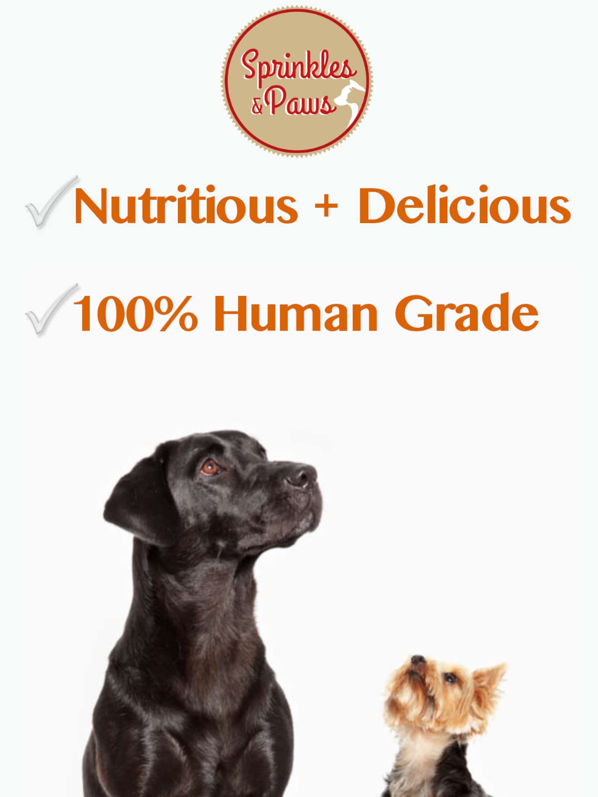 Sprinkles & Paws Beef Bone Broth and Liver Sprinkles | Dog Food Topper with Beef Liver for Dogs and Beef Bone Broth in Healthy Powder Form | Liver Powder for Dogs Helps with Eating and Appetite