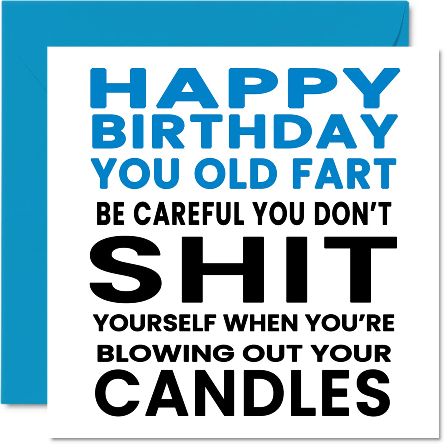 Stuff4 Funny Birthday Card for Dad - Hilarious Birthday Card Prank for Fathers, Happy Birthday Dad Card, Humorous Birthday Cards for Dads, Funny Bday Card for Dad, Uncle, Grandfather or Senior Male