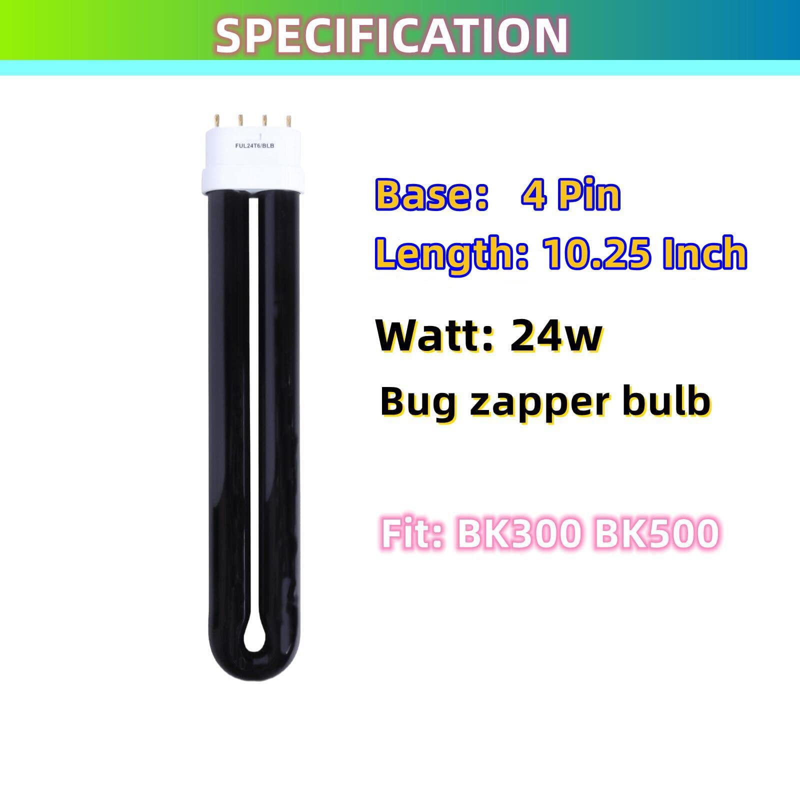 Konideke 10.2 Inch 24 Watt B24B Replacement Bulb Compatible with Stinger BK100, BK300, BK310, BK500, BK510 BLB BK600 2 Pack