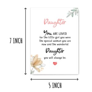 KrysDesigns Handmade Daughter Birthday Card - Daughter You Are Love Card - Happy Birthday Daughter - Greetings Card For Her